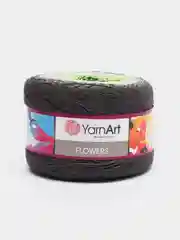 Тёмно-серый пряжа YarnArt Flowers 55% Хлопок 45% Полиакрил 250г 1000м, 1 моток