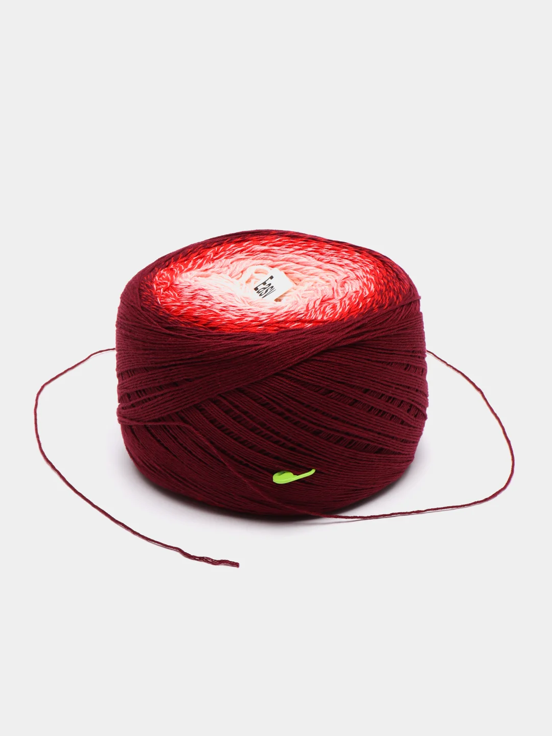 Бордовый пряжа YarnArt Flowers 55% Хлопок 45% Полиакрил 250г 1000м, 1 моток