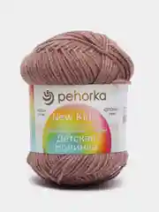 Пудровый пряжа Пехорка "Детская новинка", 2 штуки, акрил, 50 г, 200 м