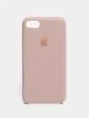 Бежевый чехол Silicone Case для iPhone 7, 8, SE 2020, с открытым низом