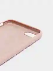 Бежевый чехол Silicone Case для iPhone 7, 8, SE 2020, с открытым низом