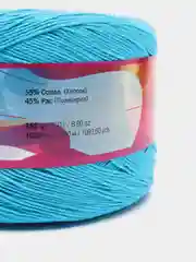 Лазурный пряжа YarnArt Flowers 55% Хлопок 45% Полиакрил 250г 1000м, 1 моток