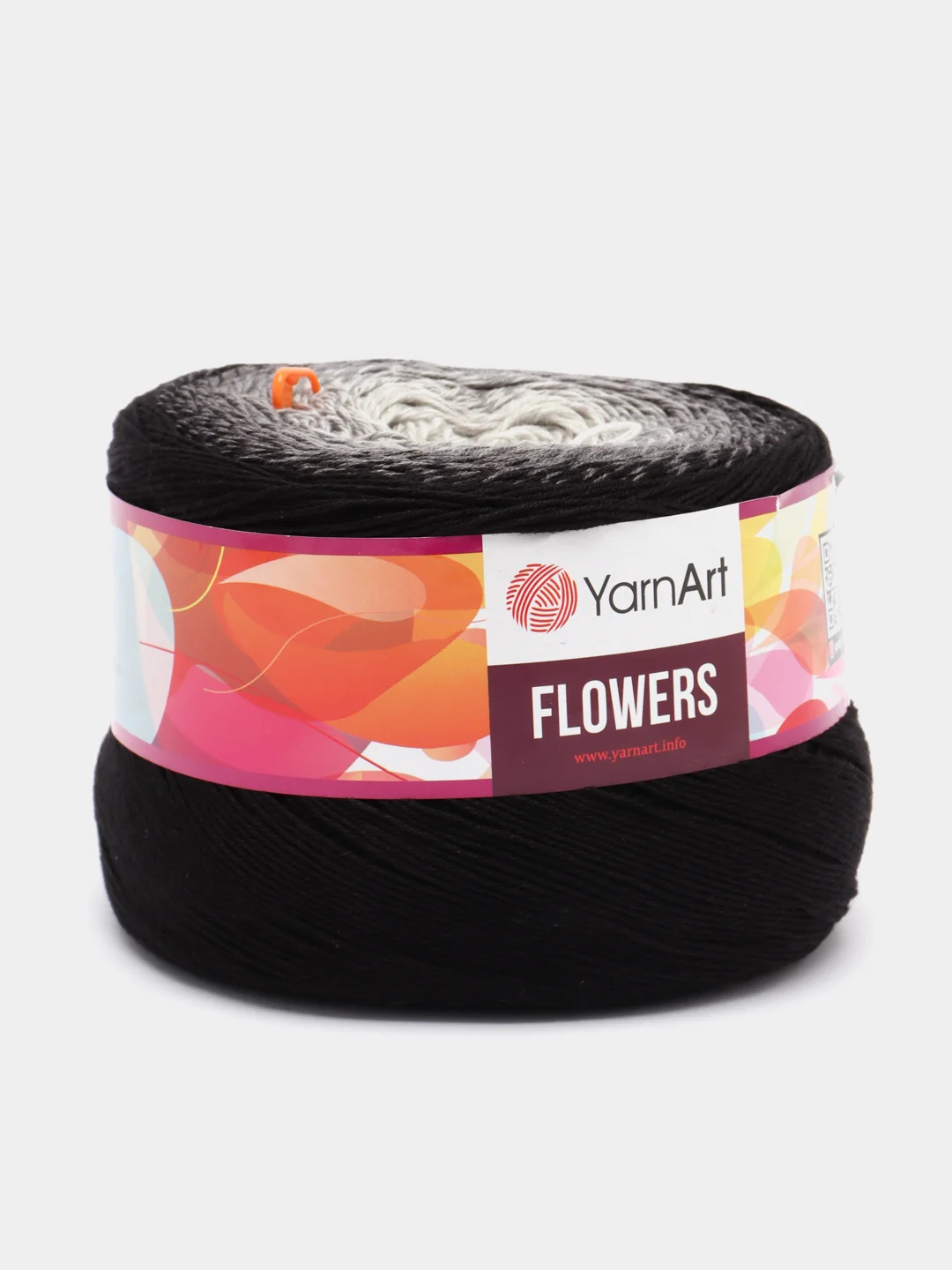 Хром пряжа YarnArt Flowers 55% Хлопок 45% Полиакрил 250г 1000м, 1 моток