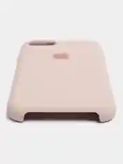 Коралловый меланж чехол Silicone Case для iPhone 7, 8, SE 2020, с открытым низом