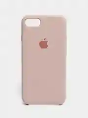 Коралловый меланж чехол Silicone Case для iPhone 7, 8, SE 2020, с открытым низом