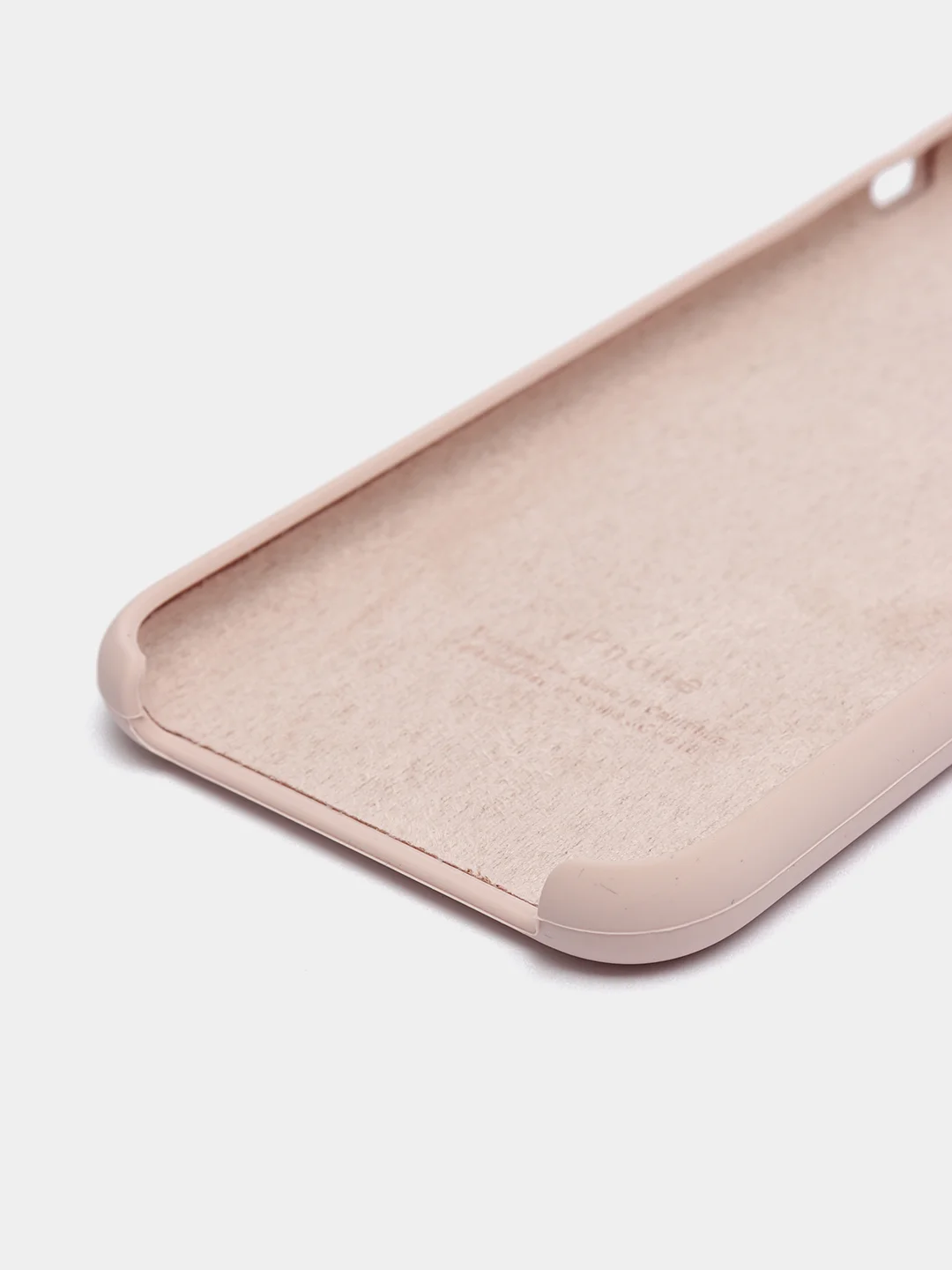 Коралловый меланж чехол Silicone Case для iPhone 7, 8, SE 2020, с открытым низом