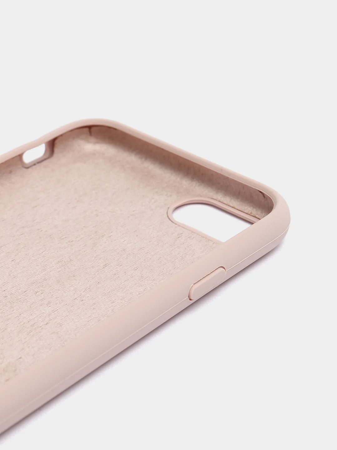 Коралловый меланж чехол Silicone Case для iPhone 7, 8, SE 2020, с открытым низом
