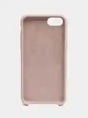 Коралловый меланж чехол Silicone Case для iPhone 7, 8, SE 2020, с открытым низом