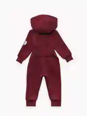 Комбинезон с капюшоном, утепленный, для девочки