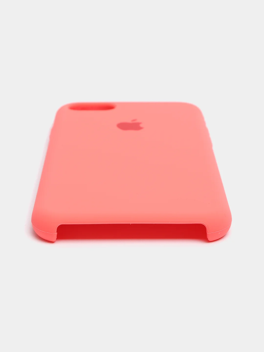 Коралловый чехол Silicone Case для iPhone 7, 8, SE 2020, с открытым низом