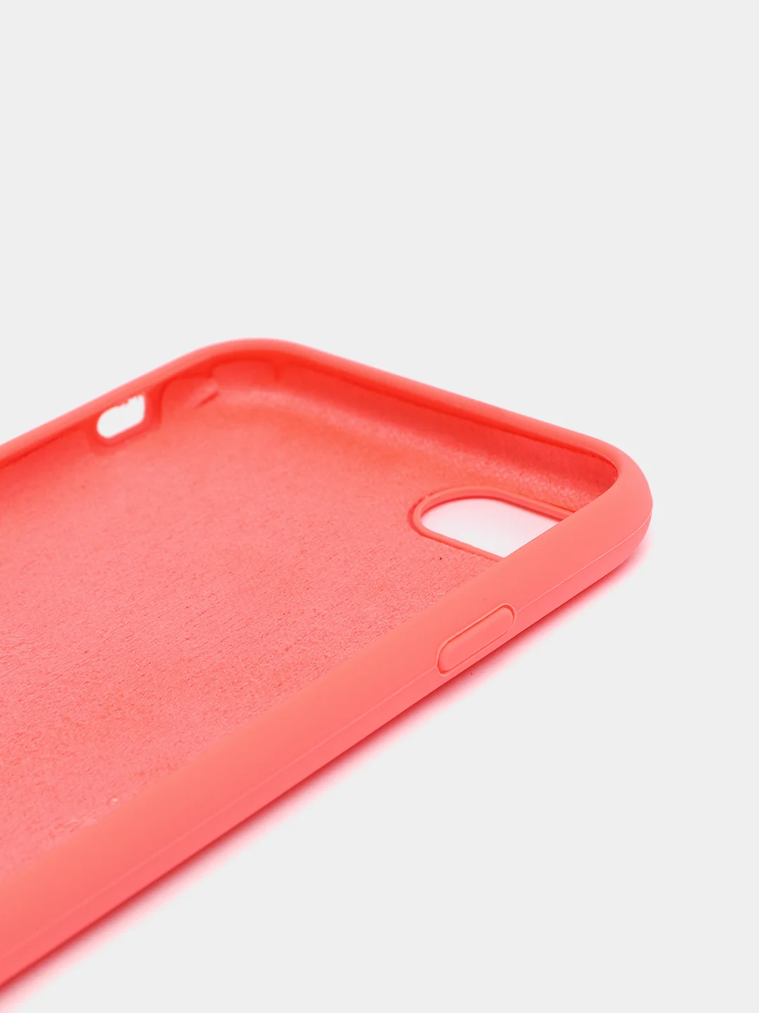 Коралловый чехол Silicone Case для iPhone 7, 8, SE 2020, с открытым низом