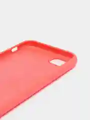 Коралловый чехол Silicone Case для iPhone 7, 8, SE 2020, с открытым низом