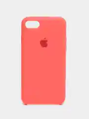 Коралловый чехол Silicone Case для iPhone 7, 8, SE 2020, с открытым низом