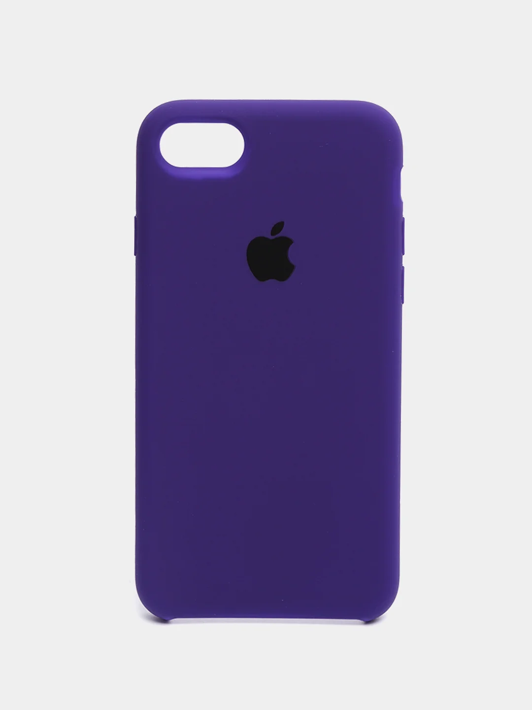 Фиолетовый чехол Silicone Case для iPhone 7, 8, SE 2020, с открытым низом