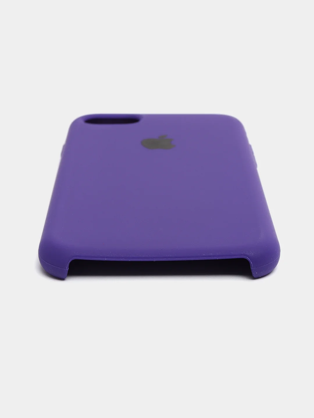Фиолетовый чехол Silicone Case для iPhone 7, 8, SE 2020, с открытым низом
