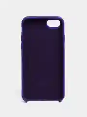 Фиолетовый чехол Silicone Case для iPhone 7, 8, SE 2020, с открытым низом