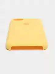 Желтый чехол Silicone Case для iPhone 7, 8, SE 2020, с открытым низом