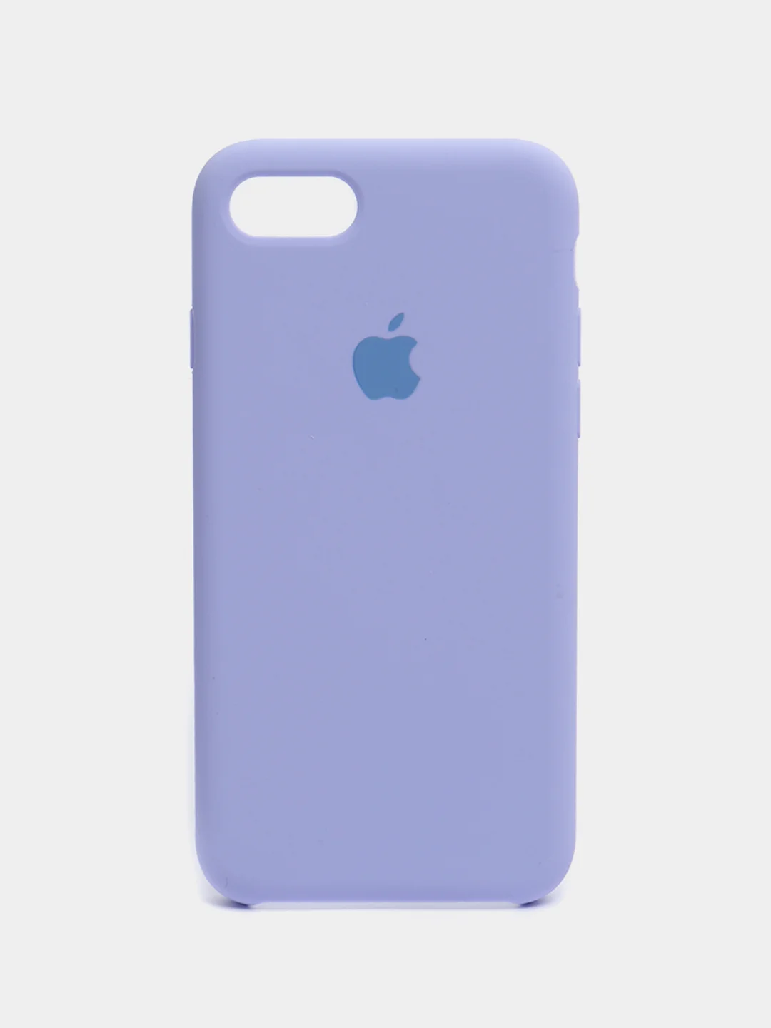 Лавандовый чехол Silicone Case для iPhone 7, 8, SE 2020, с открытым низом