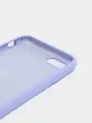 Лавандовый чехол Silicone Case для iPhone 7, 8, SE 2020, с открытым низом