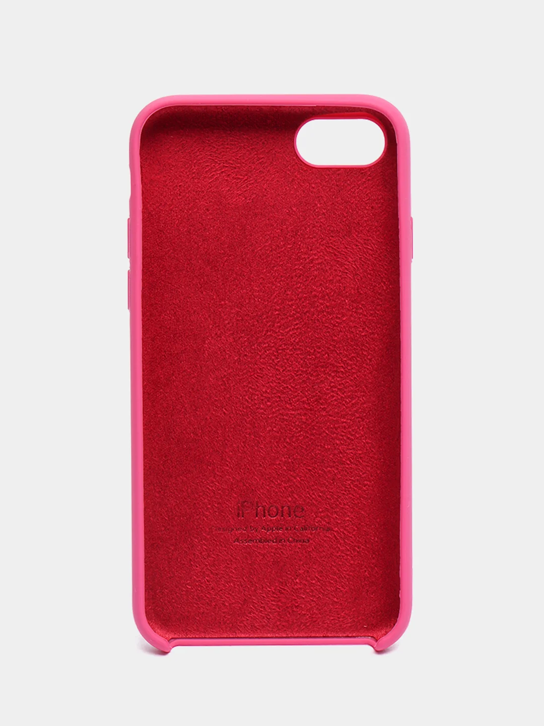 Карамельный чехол Silicone Case для iPhone 7, 8, SE 2020, с открытым низом