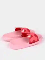 Розовый сланцы женские "Жирафик", 3 цвета