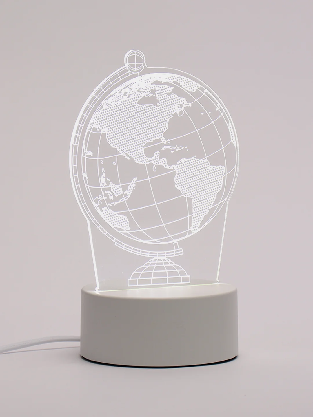 Белый светильник-ночник светодиодный, LED, 3 цвета
