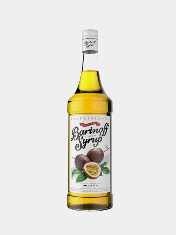 Сироп для кофе и коктейлей Barinoff "Маракуйя", 1 л