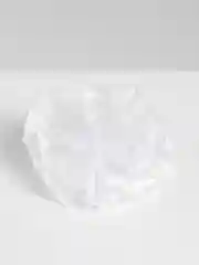 Синий бант белый для девочек, праздничный
