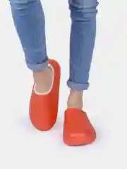 Оранжевый тапки женские, 3 цвета