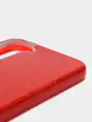 Красный усиленный чехол Samsung S22plus, силиконовый, с блестками
