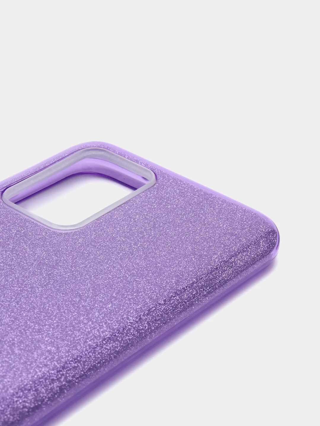 Фиолетовый силиконовый чехол с блестками Xiaomi Redmi 10/10C