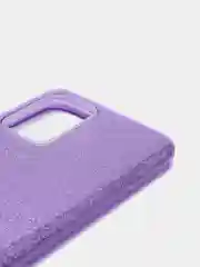Фиолетовый силиконовый чехол с блестками Xiaomi Redmi 10/10C