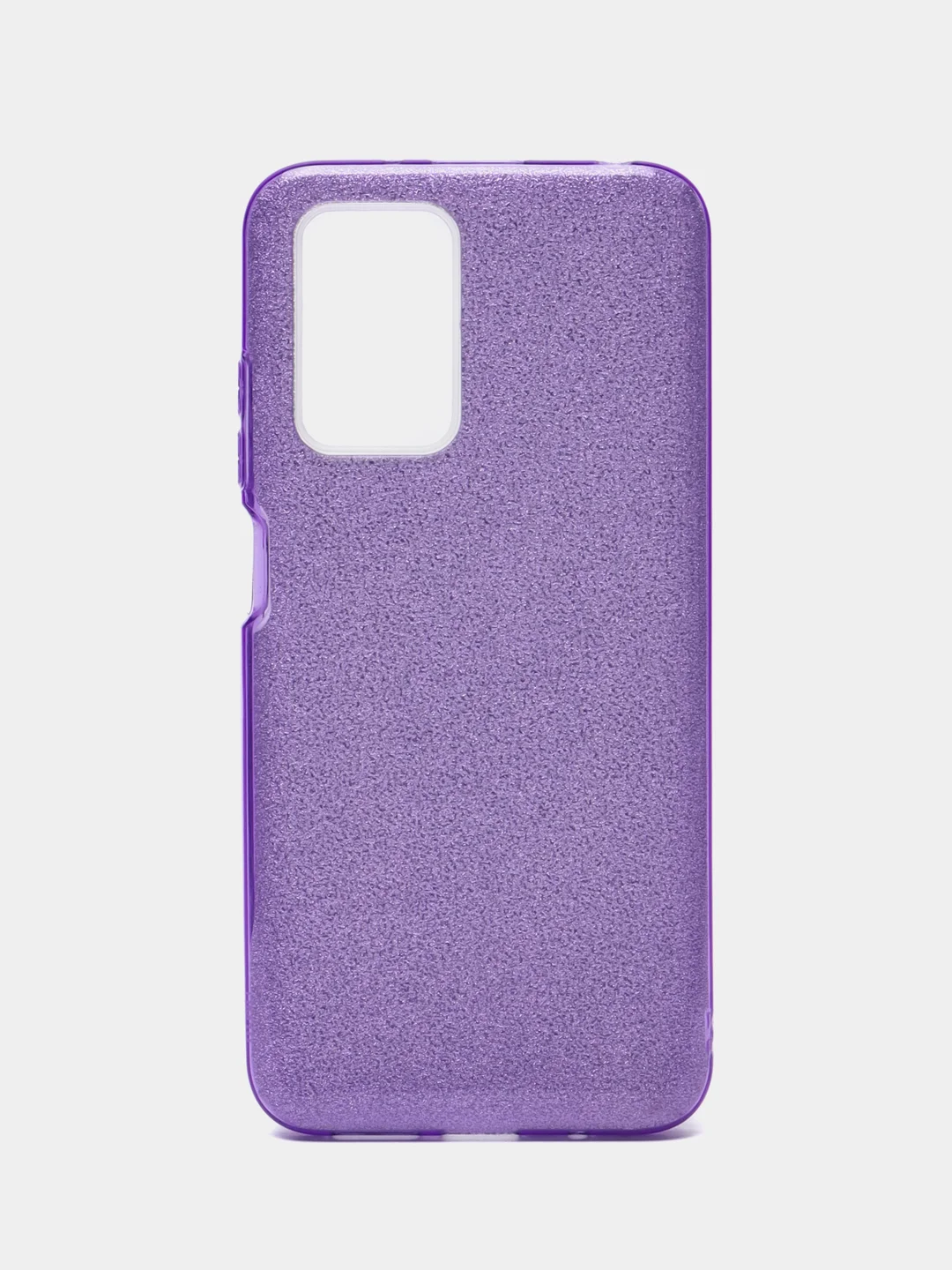 Фиолетовый силиконовый чехол с блестками Xiaomi Redmi 10/10C