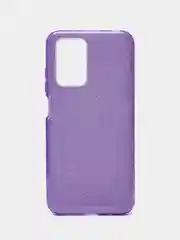 Фиолетовый силиконовый чехол с блестками Xiaomi Redmi 10/10C