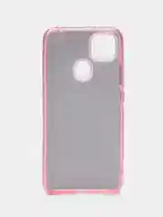 Розовый силиконовый чехол Xiaomi Redmi 9a/9c, с блестками, усиленный