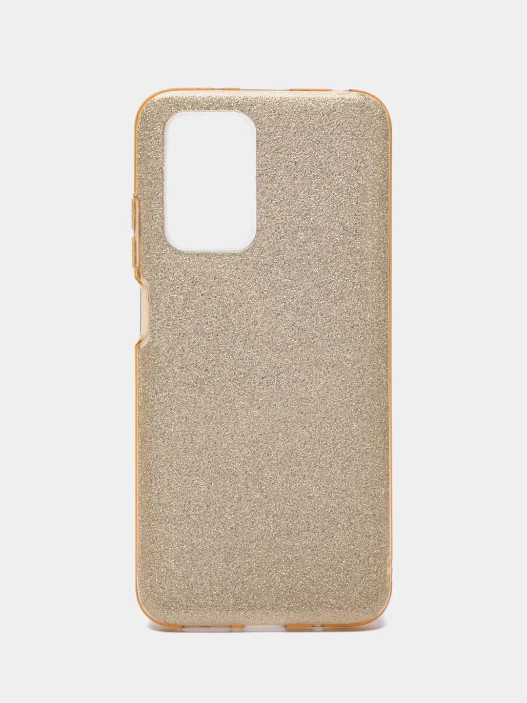 Золотой силиконовый чехол с блестками Xiaomi Redmi 10/10C