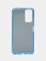 Голубой силиконовый чехол Huawei 10x Lite, с блестками, усиленный