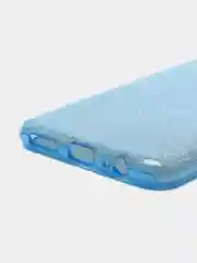 Голубой силиконовый чехол Huawei 10x Lite, с блестками, усиленный
