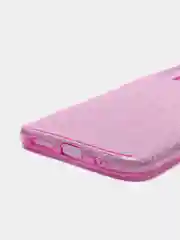 Сиреневый силиконовый чехол с блестками Xiaomi Redmi 10/10C