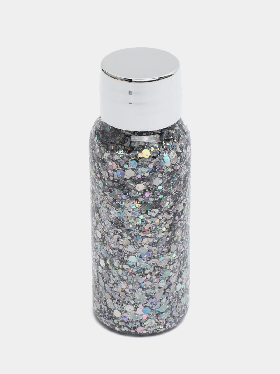 Серебряный глиттер - гель для лица, тела и волос, блестки Handaiyan Glitter 9 цветов