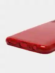 Красный силиконовый чехол Huawei 10x Lite, с блестками, усиленный