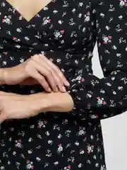 Черный платье летнее "Вика"