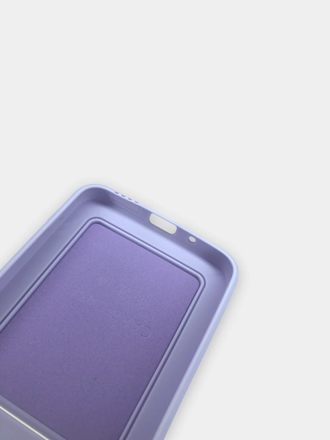 Сиреневый чехол для Xiaomi Redmi 9A, Сяоми Редми 9А, силиконовый, с карманом для карты