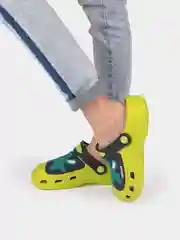 Зеленый сабо детские жирафик, 5 цветов
