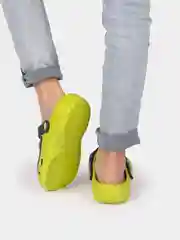 Зеленый сабо детские жирафик, 5 цветов