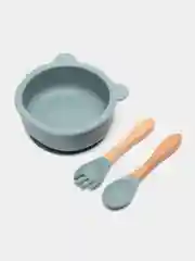 Лавандовый тарелка для кормления силиконовая, на присоске