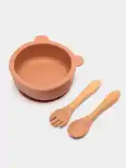 Молочный тарелка для кормления силиконовая, на присоске