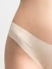 Бежевый трусы женские, бесшовные, стринги
