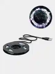 Белый светодиодная LED лента, с USB,  влагозащитная, 1 м