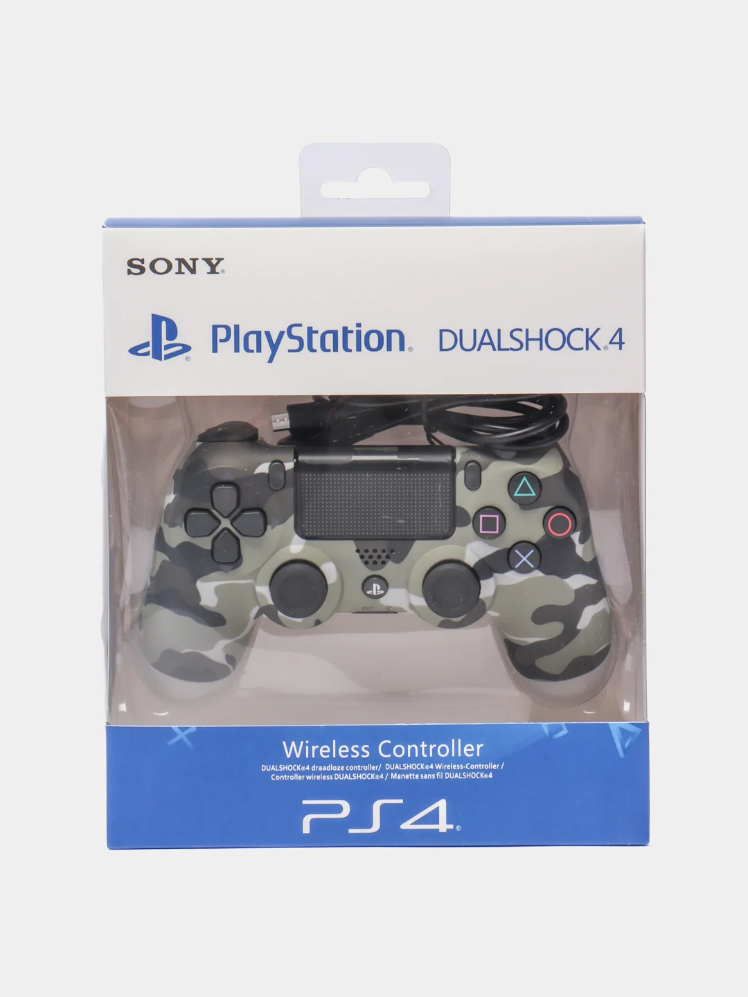 Серый меланж беспроводной джойстик PlayStation, PS4, геймпад для телефона и ПК